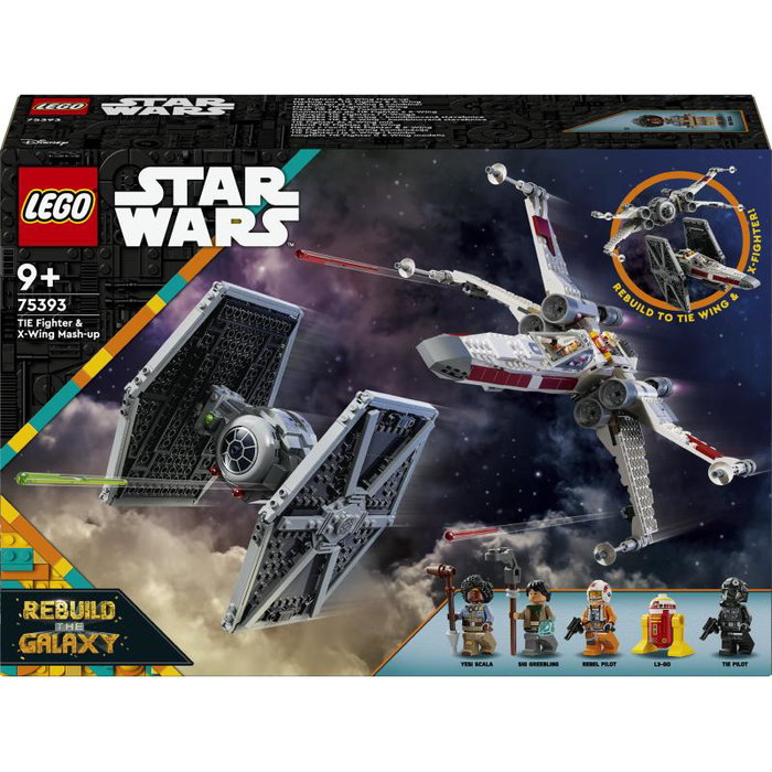 LEGO Star Wars Mashup TIE Fighter & X-Wing 75393 LEGO Star Wars Mashup TIE Fighter & X-Wing 75393