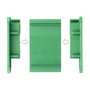 DeLOCK 65989 Soporte de placa para riel DIN (72 mm) Verde