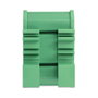 DeLOCK 65989 Soporte de placa para riel DIN (72 mm) Verde