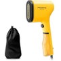Rowenta DR2026D1 Cepillo de Vapor Portátil Pure Pop 1300W Depósito 70ml Desinfectante Elimina Arrugas y Pelusas Amarillo