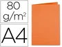 Exacompta Subcarpeta papel DIN A4 naranja, 80 g/m², Certificado PEFC, 210x297 mm