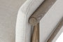 DKD Home Decor Sillón de Fresno Tapizado Decapé Blanco y Natural