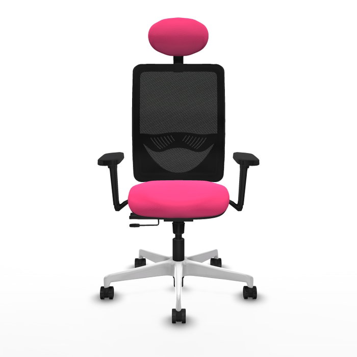 PIQUERAS Y CRESPO Silla de oficina Zulema Rosa con mecanismo Sincro/Traslack PIQUERAS Y CRESPO Silla de oficina Zulema Rosa con mecanismo Sincro/Traslack