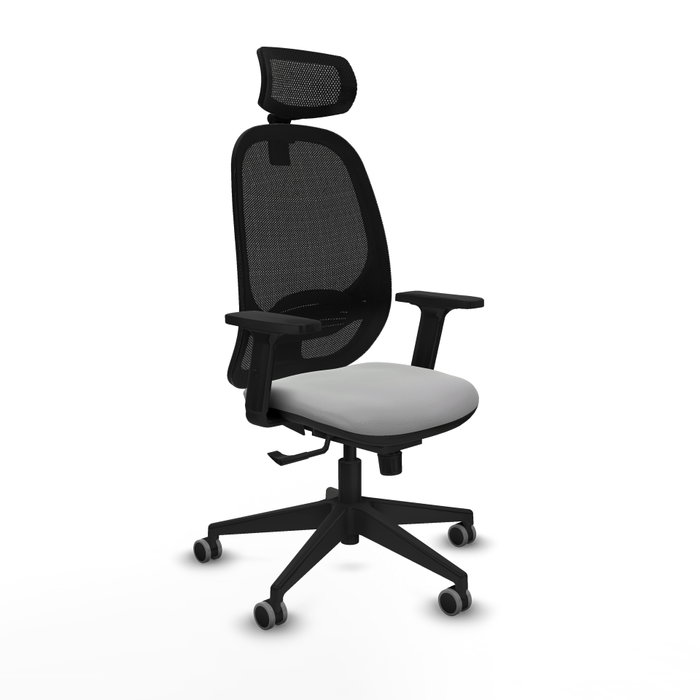 PIQUERAS Y CRESPO Silla de oficina Cilanco con mecanismo Sincro, Gris claro y Negro PIQUERAS Y CRESPO Silla de oficina Cilanco con mecanismo Sincro, Gris claro y Negro