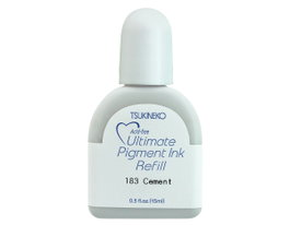 Tsukineko Tinta VERSACOLOR gris cemento opaca recarga 15ml