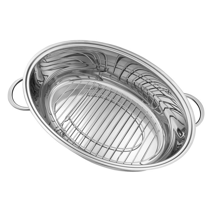 Zwilling Plus Sartén 38 cm, 8.5 L, Acero Inoxidable, Apta para Inducción