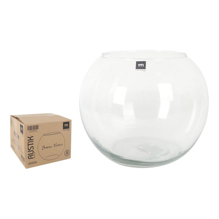 La Mediterranea Pecera de Vidrio Rustik ø25cm