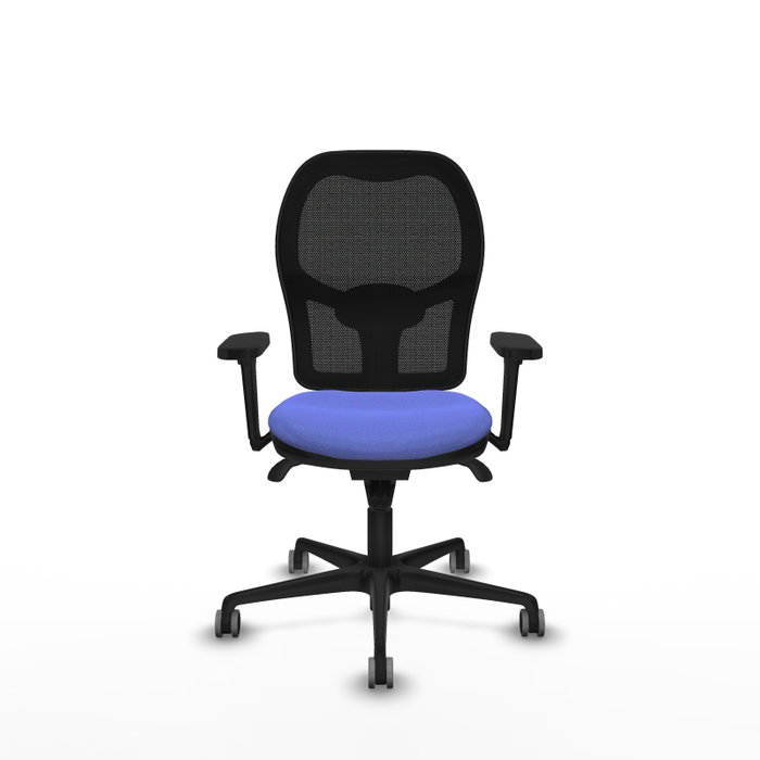 PIQUERAS Y CRESPO Silla de oficina Jorquera Azul claro y Negro