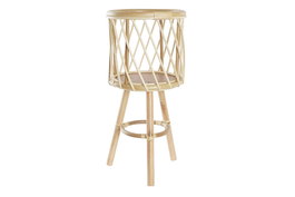 DKD Home Decor Macetero Balines Natural Bambú 28 x 28 x 60 cm