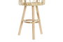 DKD Home Decor Macetero Balines Natural Bambú 28 x 28 x 60 cm