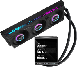 ASUS ROG Strix LC IV 360 ARGB LCD Negro