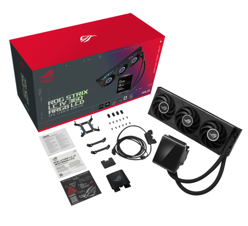 ASUS ROG Strix LC IV 360 ARGB LCD Negro