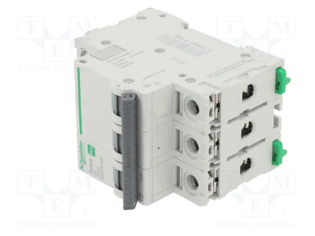 SCHNEIDER ELECTRIC Easy9 Pro Interruptor magnetotérmico 2A 3 polos 6kA
