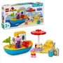 Lego DUPLO 10432 Paseo en Barco de Peppa Pig - Set de Juego de Baño para Niños Pequeños