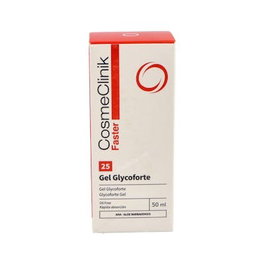 FASTER 25 Gel Glycoforte 50Ml Tratamiento Intensivo Piel Grasa Acné Ácido Glicólico 23%
