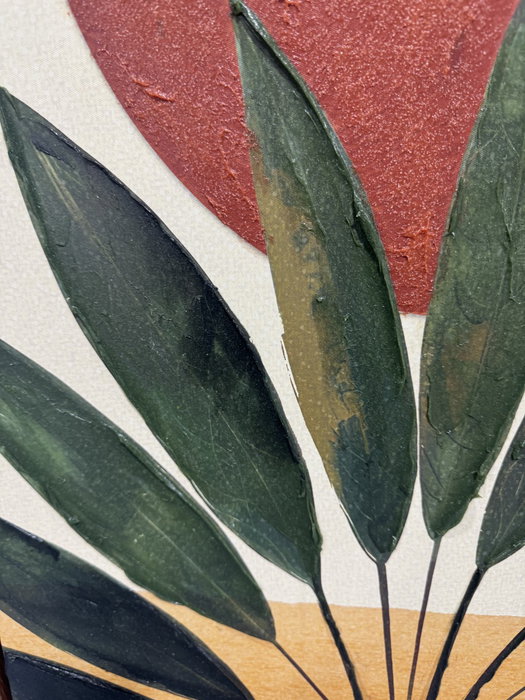 DKD Home Decor Cuadro Colonial Naranja Verde 4.5 x 93 x 63 cm (2 Unidades)