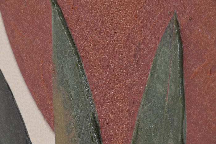 DKD Home Decor Cuadro Colonial Naranja Verde 4.5 x 93 x 63 cm (2 Unidades)