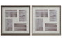 DKD Home Decor Marco Multifoto PS Cristal 34x34 cm 4 Fotos Surtido