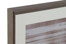 DKD Home Decor Marco Multifoto Urban Natural Marron 34 x 34 cm (2 Unidades)