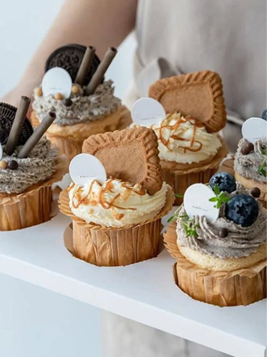 Algon Set de 50 Moldes para Horno de Papel, 5 x 3.8 cm (36 Unidades)