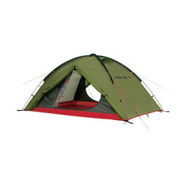 High Peak Woodpecker 3 LW Tienda de cúpula/iglú para 3 personas Verde y Rojo con porche para equipaje