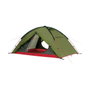 High Peak Woodpecker 3 LW Tienda de cúpula/iglú para 3 personas Verde y Rojo con porche para equipaje