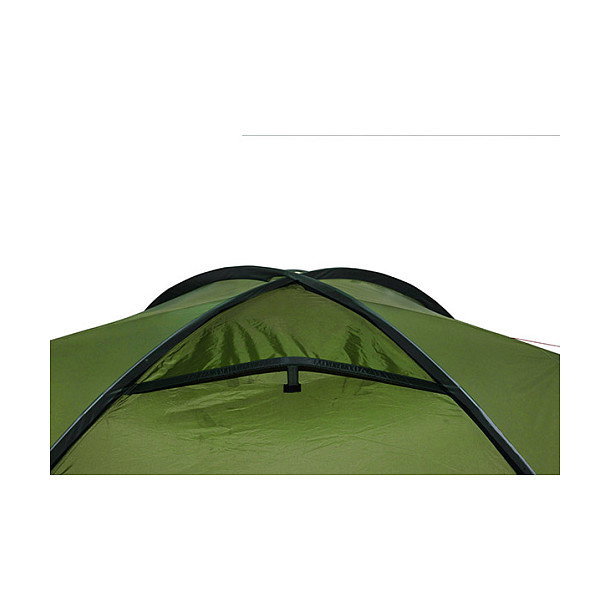 High Peak Woodpecker 3 LW Tienda de cúpula/iglú para 3 personas Verde y Rojo con porche para equipaje