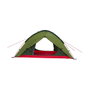 High Peak Woodpecker 3 LW Tienda de cúpula/iglú para 3 personas Verde y Rojo con porche para equipaje