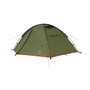 High Peak Woodpecker 3 LW Tienda de cúpula/iglú para 3 personas Verde y Rojo con porche para equipaje