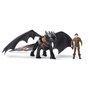 SPIN MASTER DreamWorks Dragons Pack Figura Accion Desdentao y Hipo - Figuras Articuladas de Cómo Entrenar a Tu Dragón - Juguete Niños 4+ Años