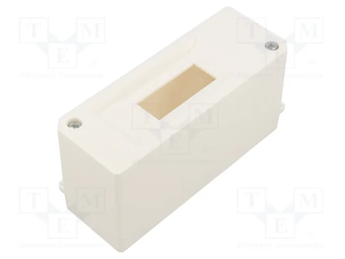 LEGRAND Carcasa para aparatos modulares de 2 módulos, empotrada, blanca