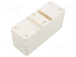 LEGRAND Carcasa para aparatos modulares de 2 módulos, empotrada, blanca