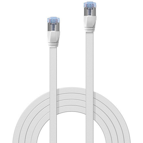 Lindy Cable de Red Plano Cat.6A U/FTP 0,3m Blanco