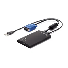 StarTech.com Adaptador Crash Cart USB KVM para Ordenador Portátil, USB 2.0, VGA, PS/2, Negro