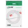 InLine Cable de parcheo plano Cat.6 U/UTP 5m blanco