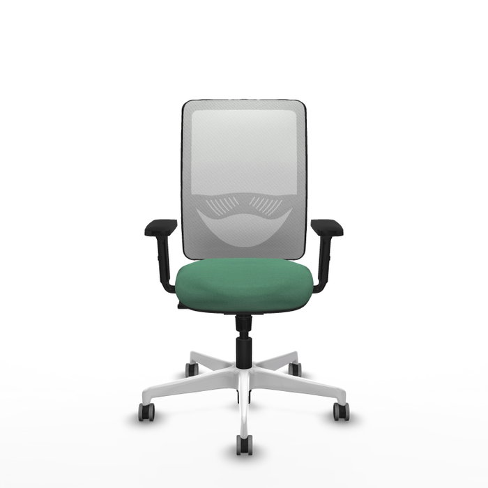 PIQUERAS Y CRESPO Silla de oficina Zulema Verde esmeralda y Blanco PIQUERAS Y CRESPO Silla de oficina Zulema Verde esmeralda y Blanco