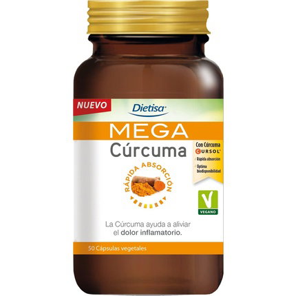 DIETISA (DIELISA) Mega Cúrcuma 50 Cápsulas Vegetales