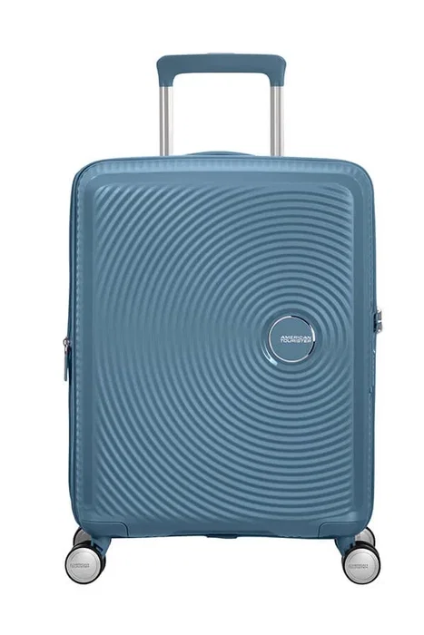 American Tourister Soundbox Spinner Maleta de Cabina 55cm Azul Piedra American Tourister Soundbox Spinner Maleta de Cabina 55cm Azul Piedra