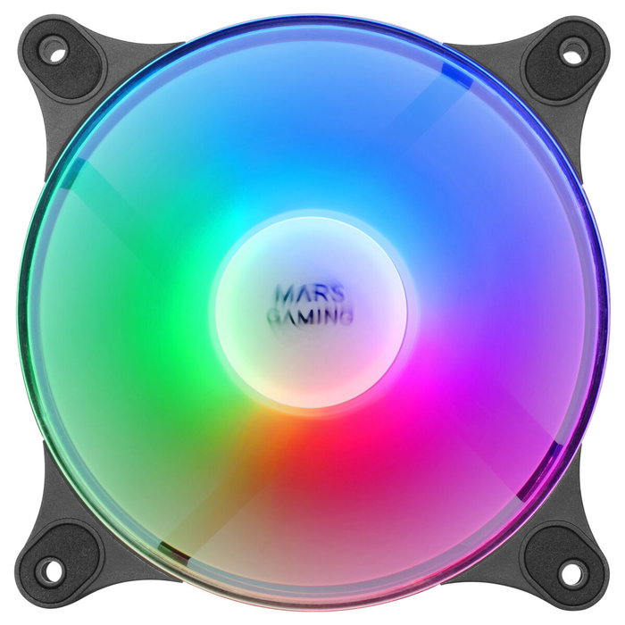 Mars Gaming Kit de 2 Ventiladores MFDUO 12cm FRGB Rainbow