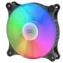 Mars Gaming MFDUO Pack 2 Ventiladores 12cm FRGB Rainbow Ultra Silenciosos FDB 12db Conectividad 3PIN+4PIN Kit con Iluminación 360º