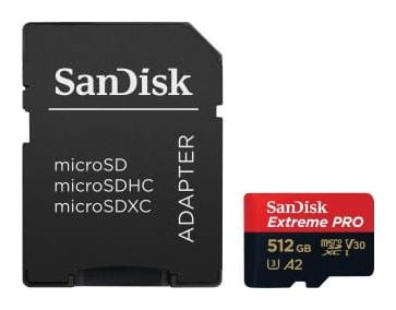 SanDisk Extreme PRO MicroSDXC 512 GB UHS-I
