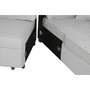 DKD Home Decor Sofá Cama Gris Poliéster
