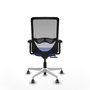 PIQUERAS Y CRESPO Silla de oficina Zulema con mecanismo Sincro/Traslack, Azul y Gris