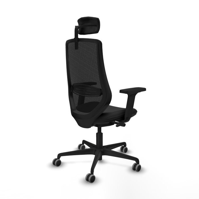 PIQUERAS Y CRESPO Silla de oficina Mardos con mecanismo Sincro/Traslack Negro