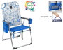 Silla De Aluminio 87x47X37 cm Texteline 2x1 Est. Marinos Azul
