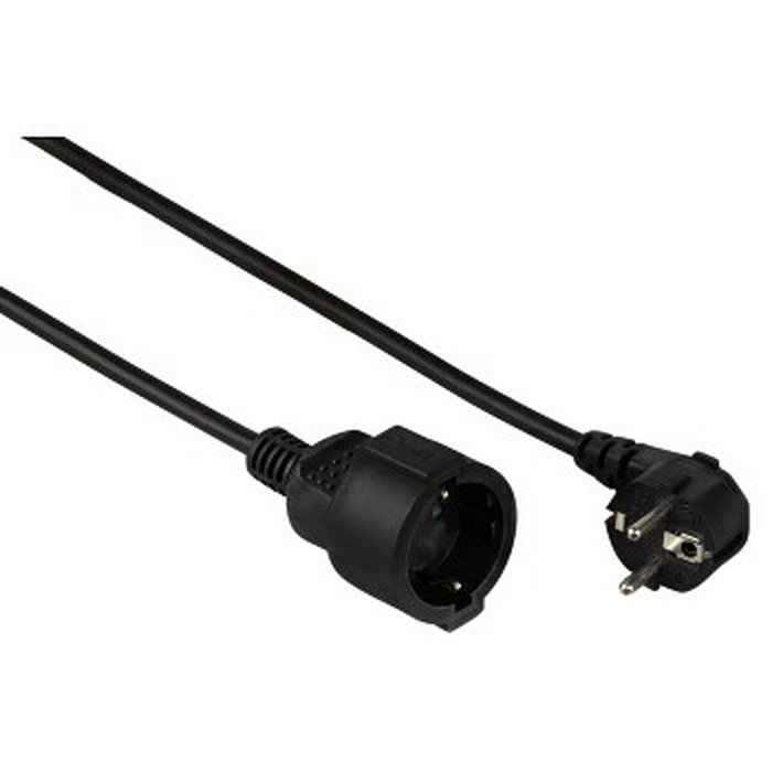 Hama Cable de extensión Schuko 10m Negro