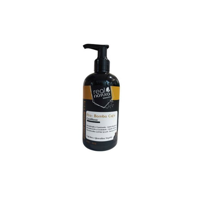Real Natura Pro-Bomba Café Acondicionador 300ml Cabello Suave Antioxidante Reparador Real Natura Pro-Bomba Café Acondicionador 300ml Cabello Suave Antioxidante Reparador