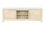 DKD Home Decor Mueble TV Tropical Natural Acacia 160x55x42 cm