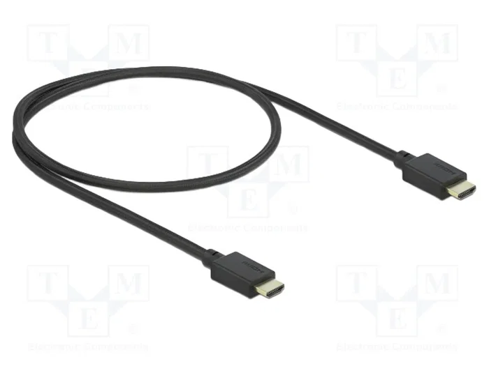 DeLOCK Cable HDMI de alta velocidad 48 Gbps 8K 60 Hz 0,5 m