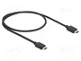 DeLOCK Cable HDMI de alta velocidad 48 Gbps 8K 60 Hz 0,5 m